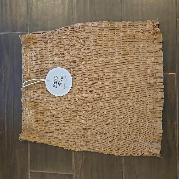 Princess Polly Tan Ruffled Skirt NWT Sz Us 6 - Picture 4 of 8
